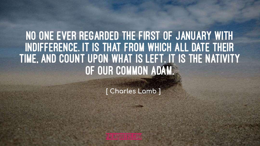 First Of January quotes by Charles Lamb