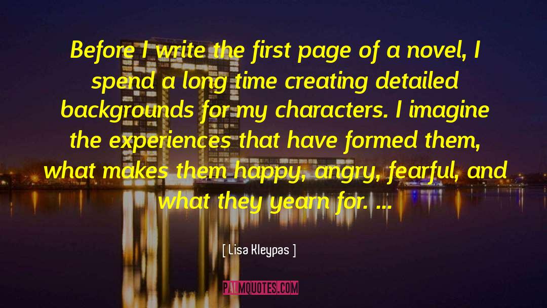 First Page quotes by Lisa Kleypas