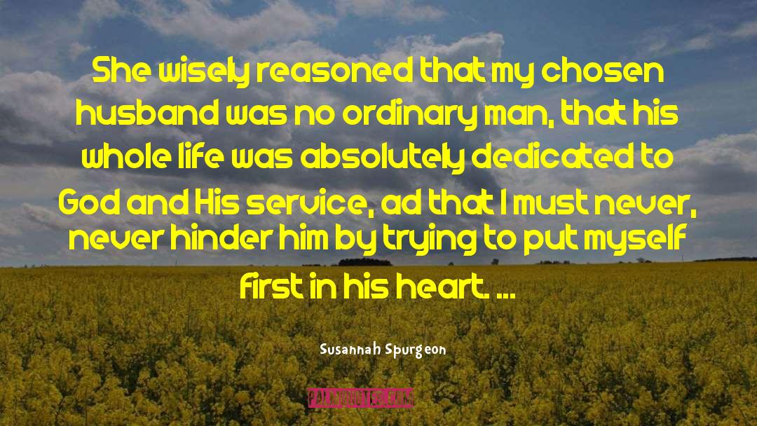 First Paragraph quotes by Susannah Spurgeon