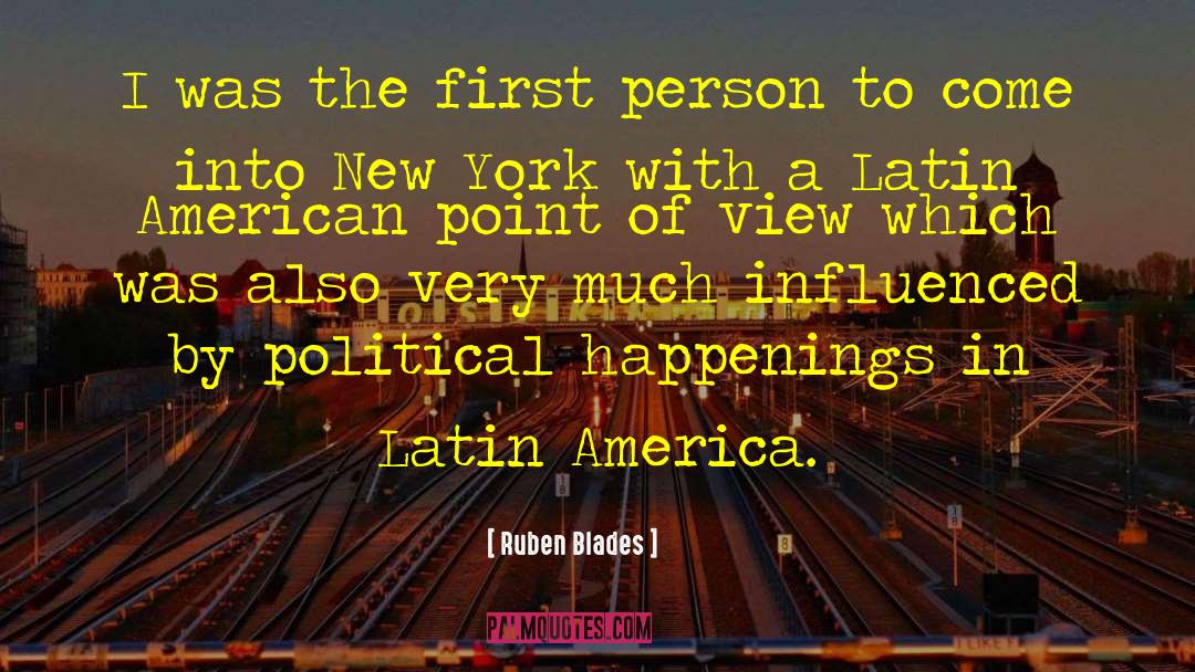 First Person quotes by Ruben Blades