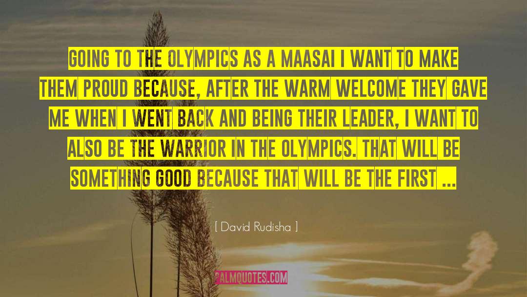 First Philosophy quotes by David Rudisha
