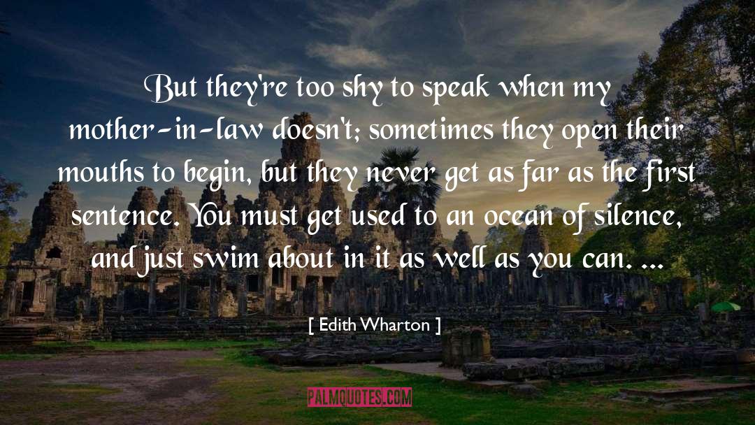 First Sentence quotes by Edith Wharton