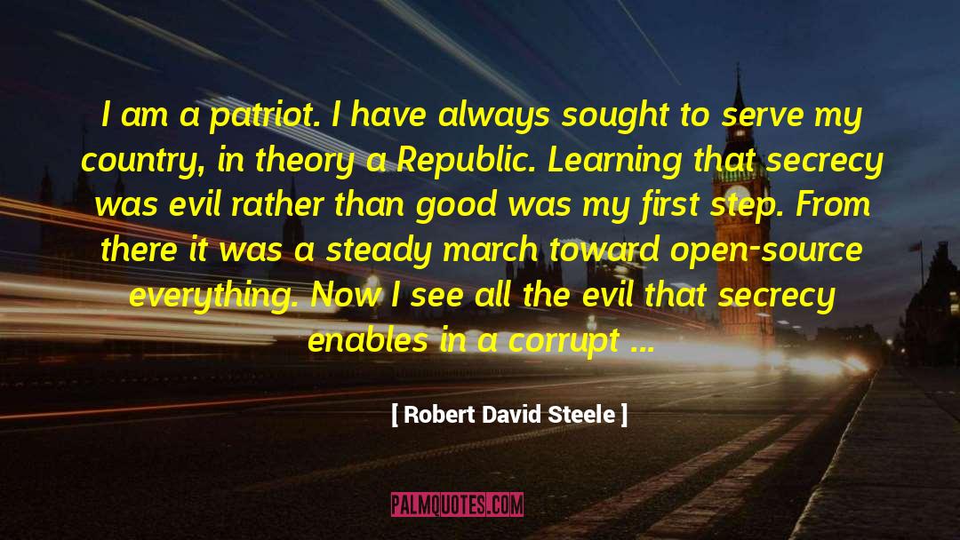 First Service Anniversary quotes by Robert David Steele