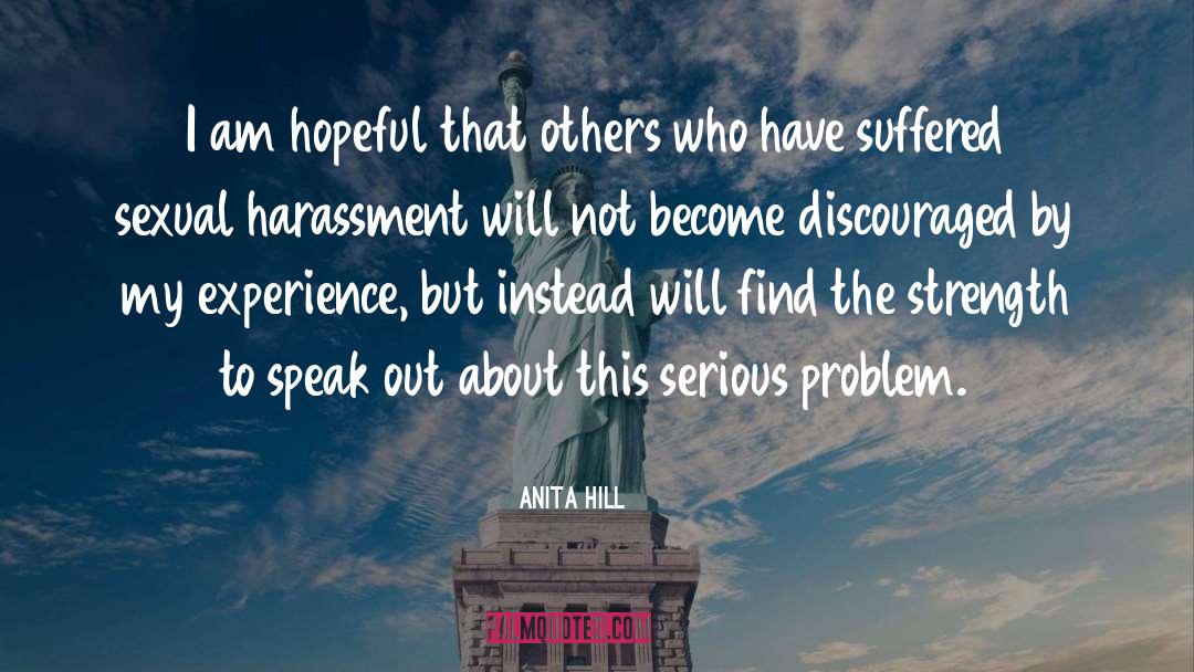 First Sexual Experience quotes by Anita Hill