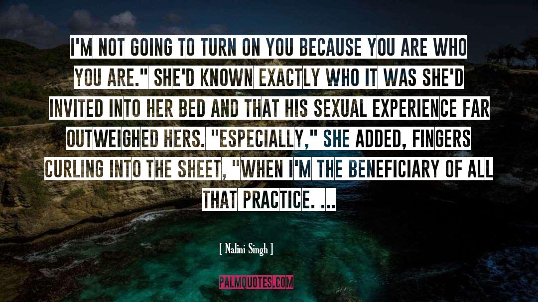 First Sexual Experience quotes by Nalini Singh