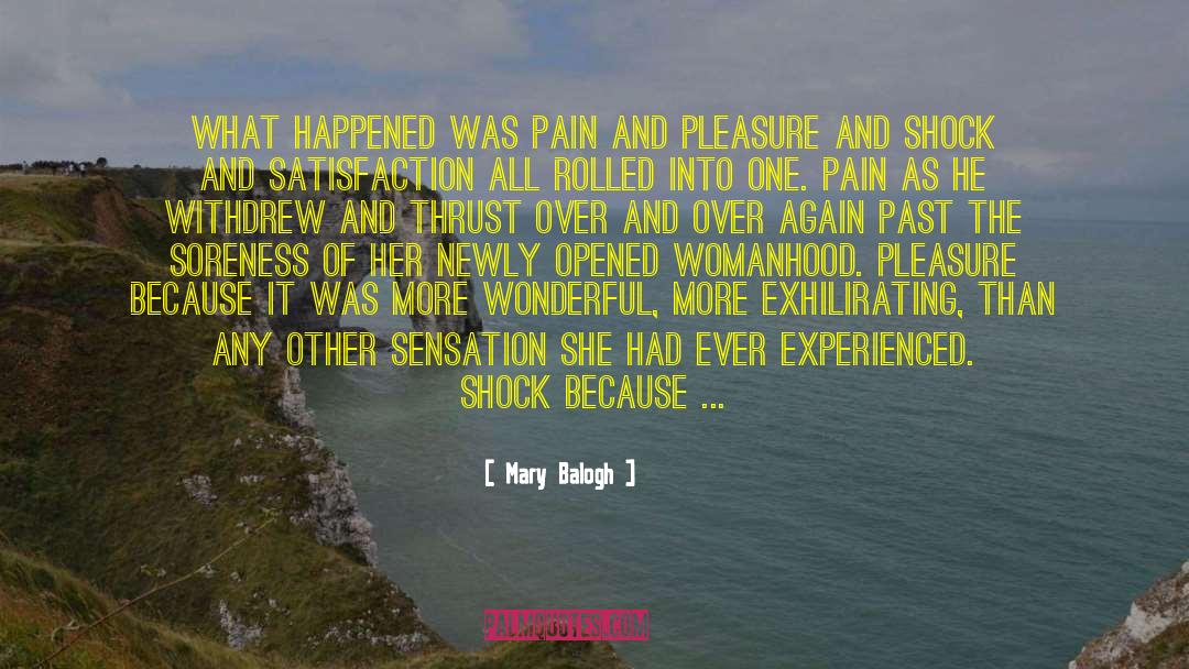 First Sexual Experience quotes by Mary Balogh
