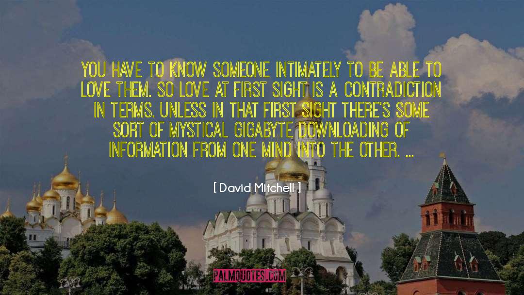 First Sight quotes by David Mitchell