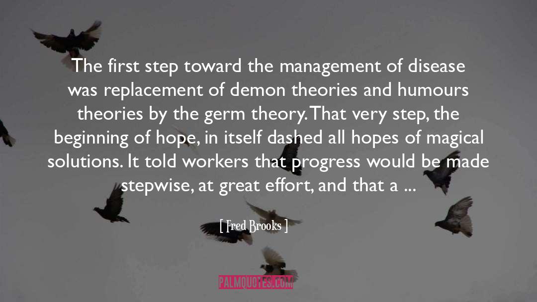 First Step quotes by Fred Brooks