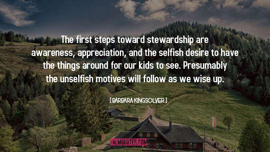 First Steps quotes by Barbara Kingsolver