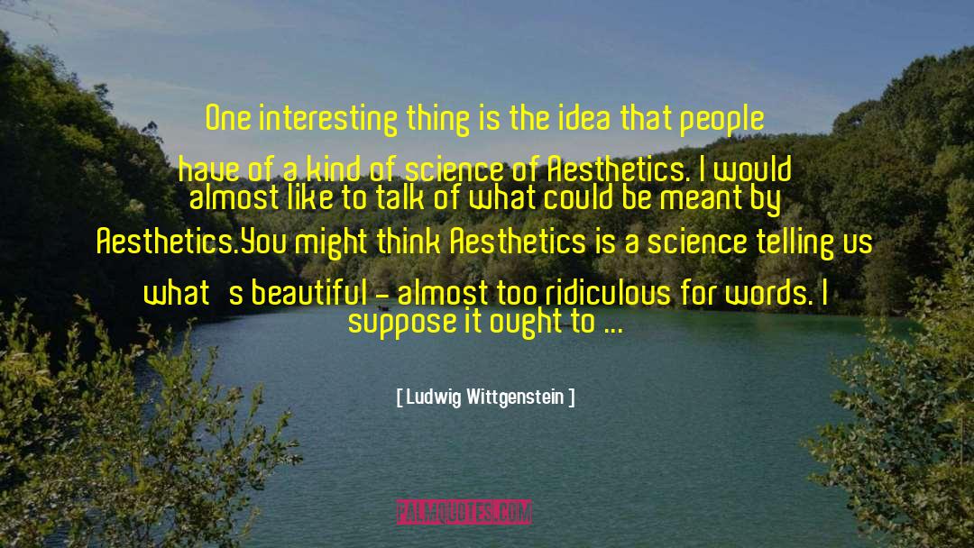 First Taste Of Fame quotes by Ludwig Wittgenstein