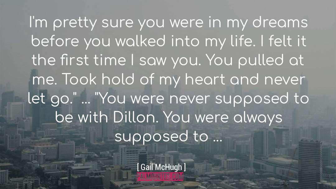 First Time I Saw You quotes by Gail McHugh