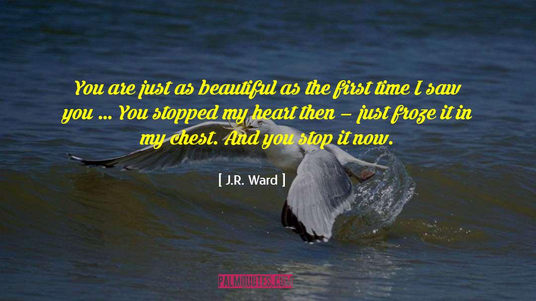 First Time I Saw You quotes by J.R. Ward