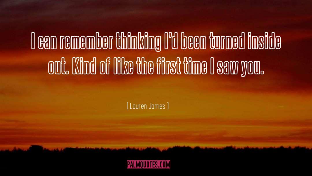 First Time I Saw You quotes by Lauren James