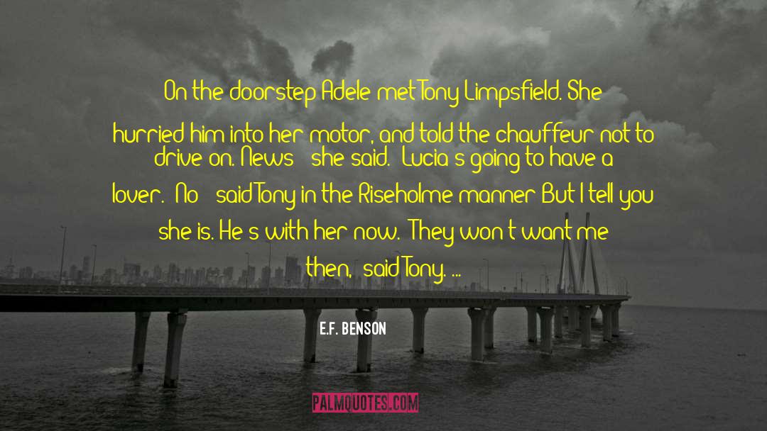 First Time I Saw You quotes by E.F. Benson