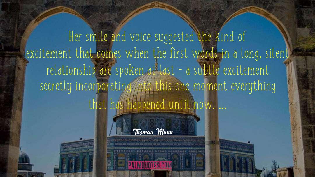 First Words quotes by Thomas Mann