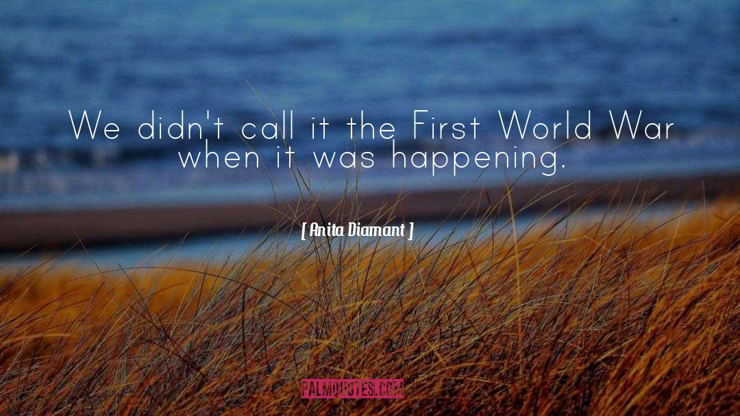 First World quotes by Anita Diamant