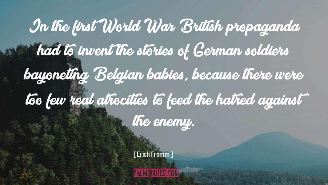 First World War quotes by Erich Fromm