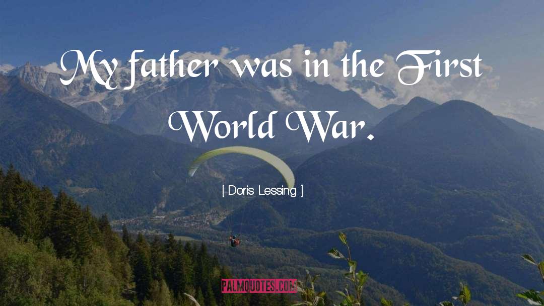 First World War quotes by Doris Lessing