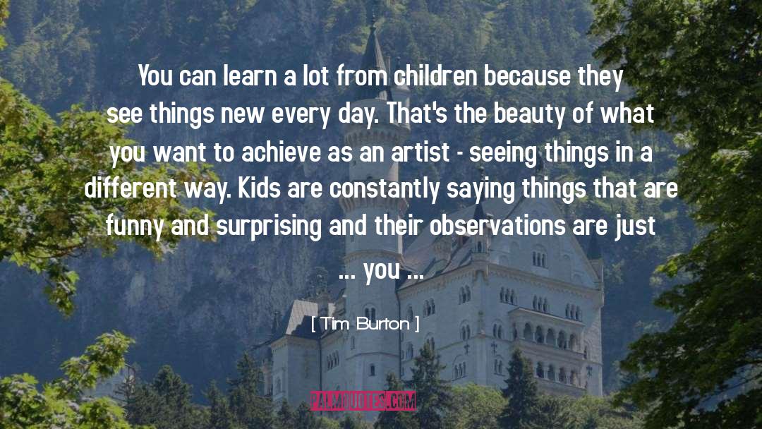 Firstborn Children quotes by Tim Burton