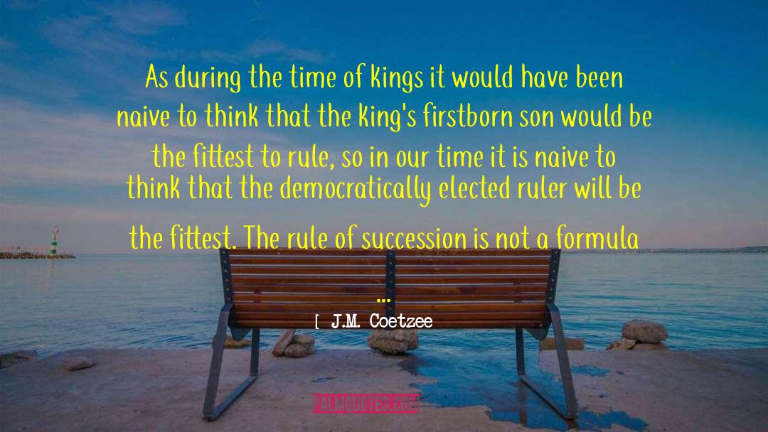 Firstborn Son quotes by J.M. Coetzee