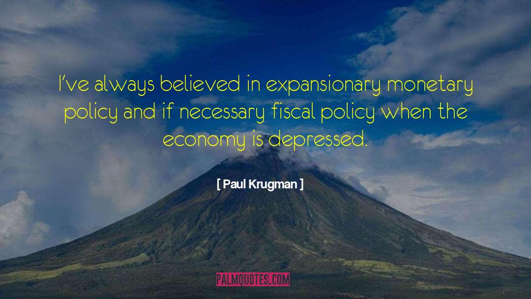 Fiscal Policy quotes by Paul Krugman