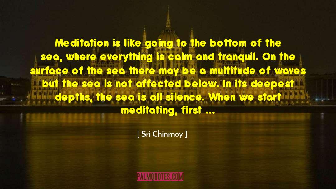 Fish In The Sea quotes by Sri Chinmoy