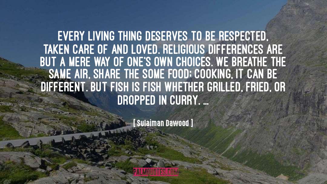 Fish quotes by Sulaiman Dawood