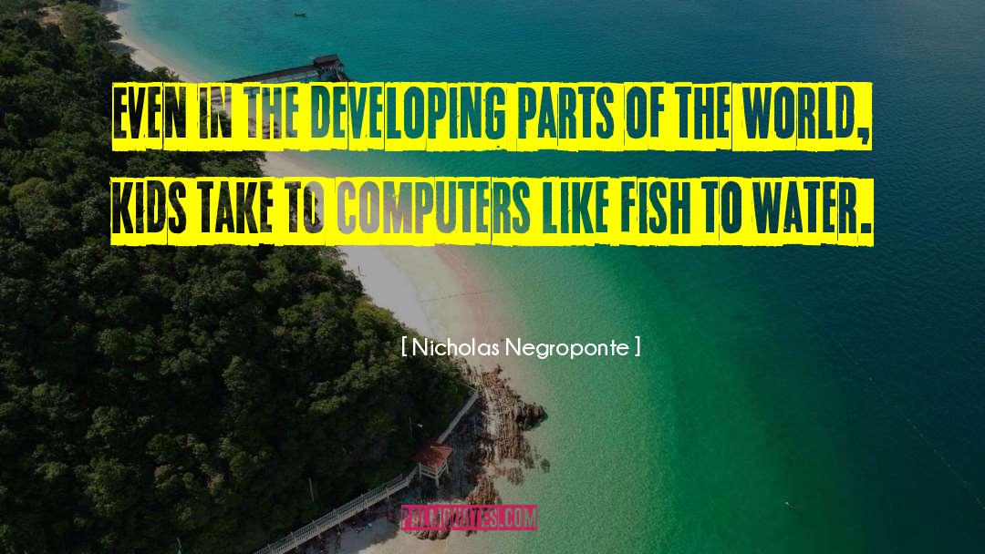 Fish Tanks quotes by Nicholas Negroponte