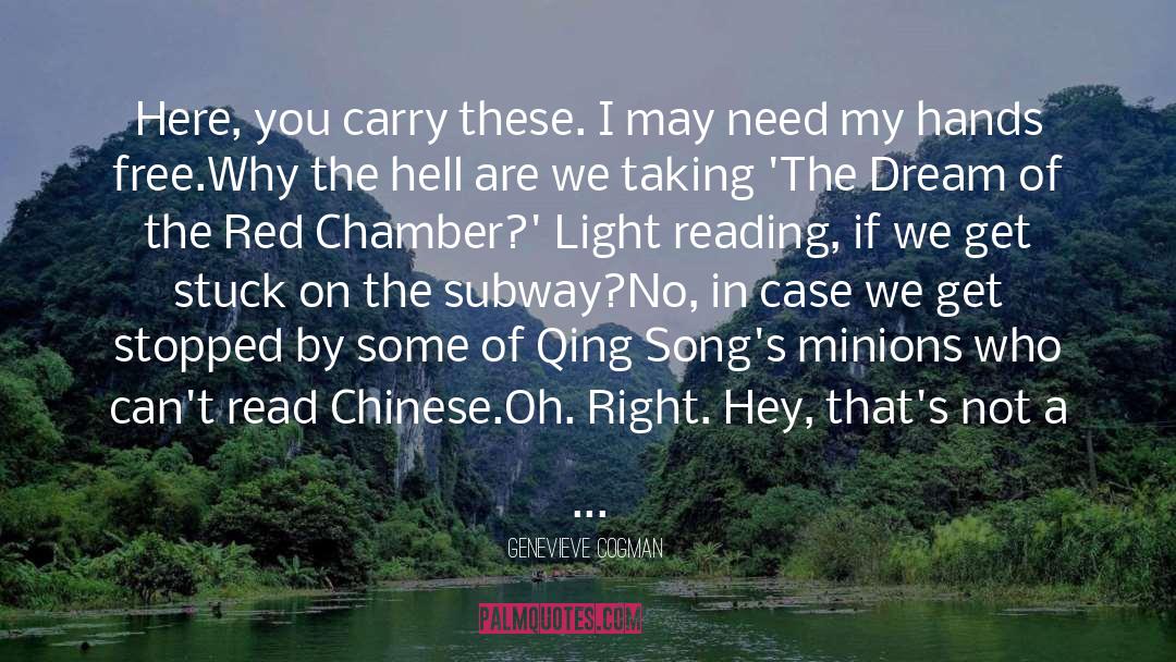 Fisherman Chinese quotes by Genevieve Cogman