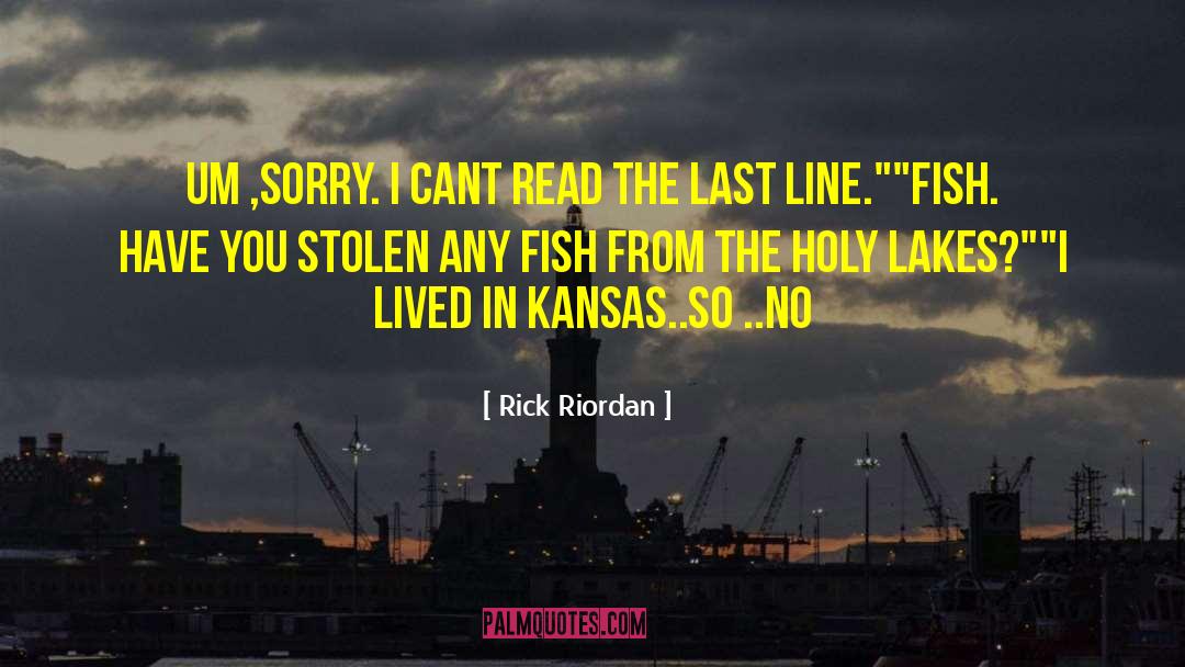 Fishes quotes by Rick Riordan