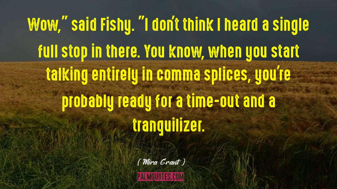 Fishy quotes by Mira Grant