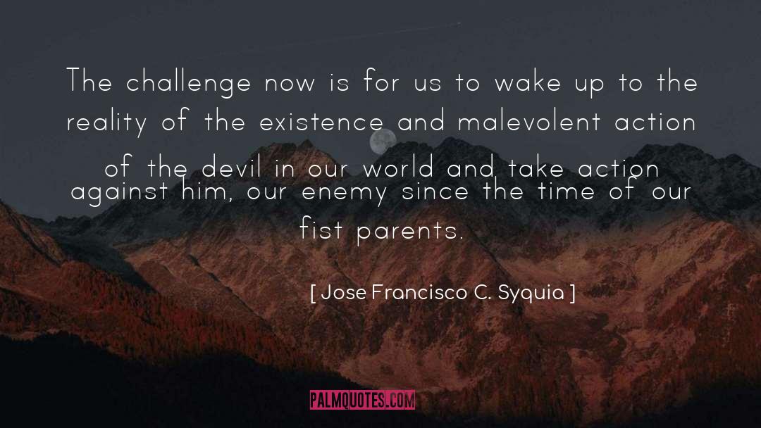 Fist quotes by Jose Francisco C. Syquia