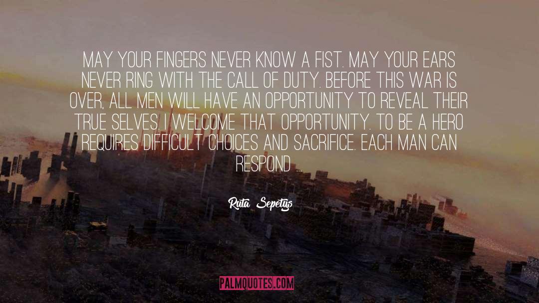 Fist quotes by Ruta Sepetys