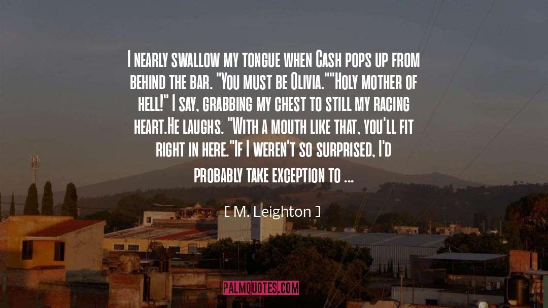 Fit Right In quotes by M. Leighton