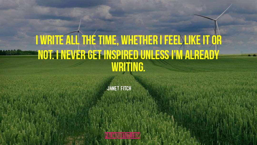 Fitch quotes by Janet Fitch