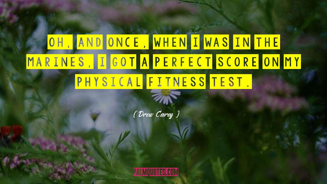 Fitness Fanatic quotes by Drew Carey