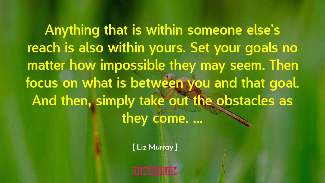 Fitness Goal quotes by Liz Murray