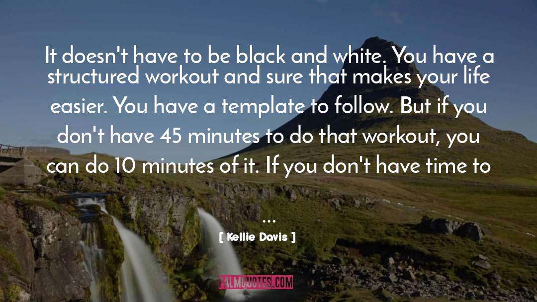 Fitness Model quotes by Kellie Davis