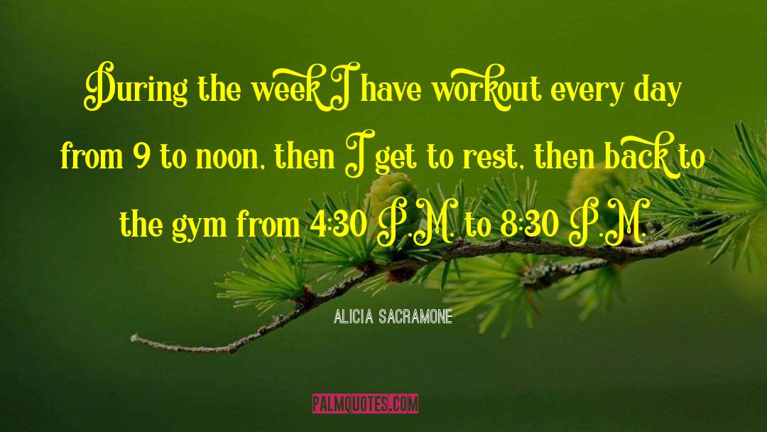 Fitness Workout quotes by Alicia Sacramone