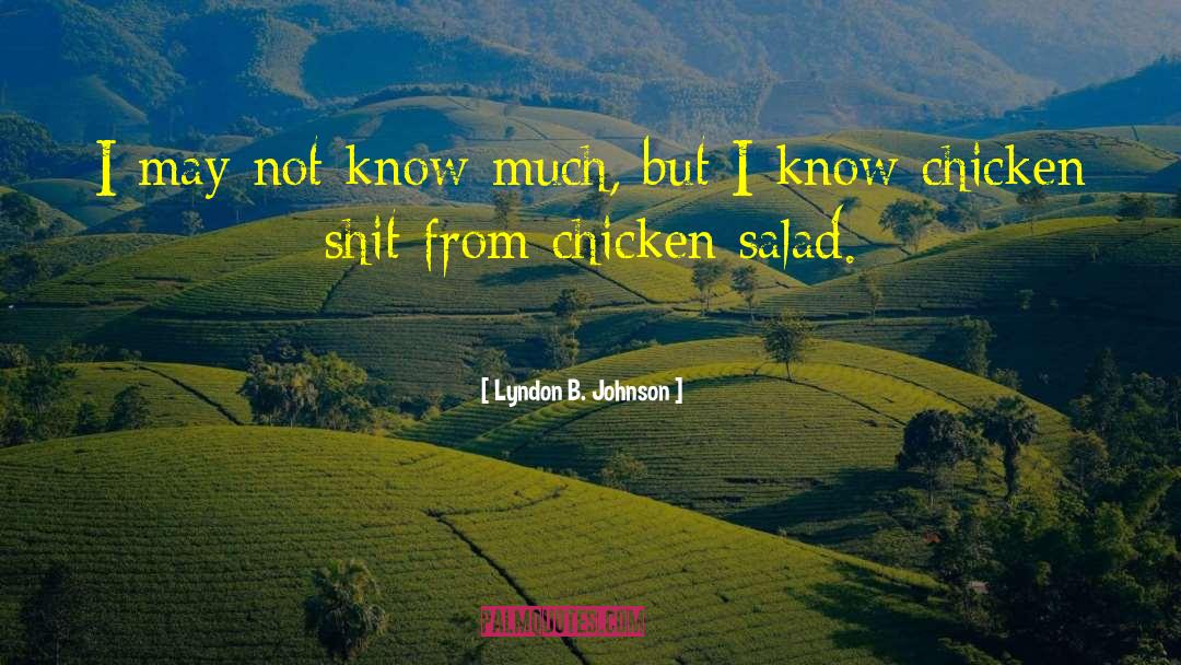 Fitoria Chicken quotes by Lyndon B. Johnson