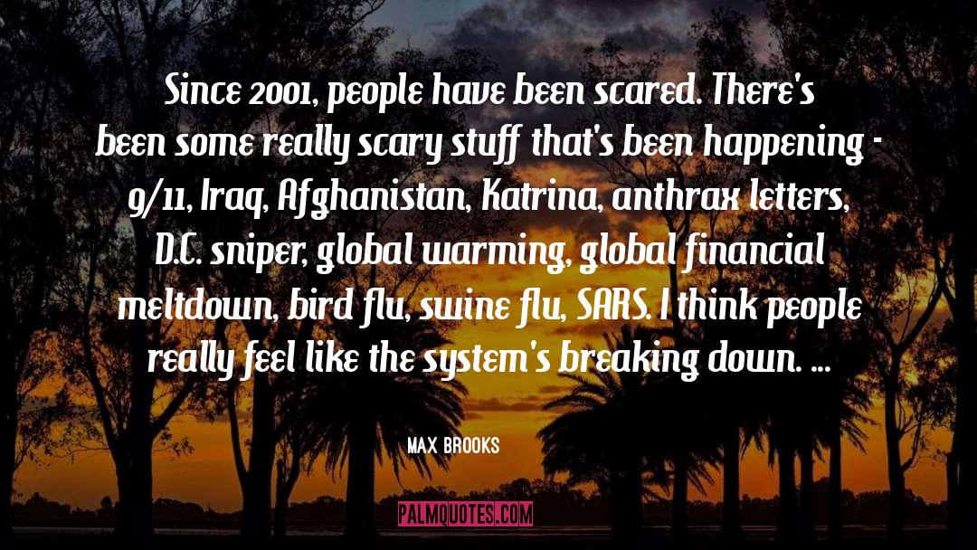 Fitrakis Anthrax quotes by Max Brooks