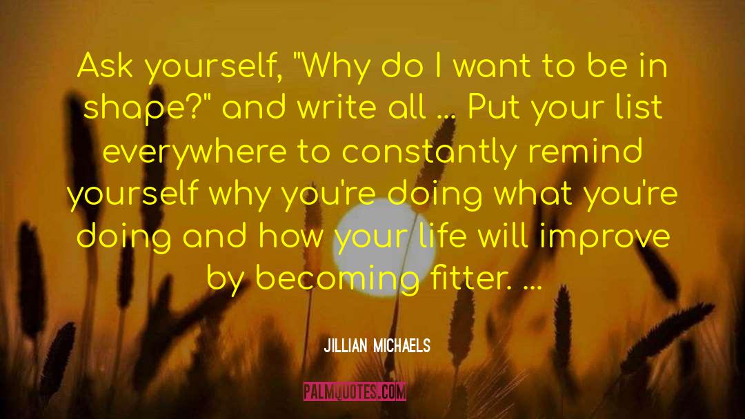 Fitter quotes by Jillian Michaels