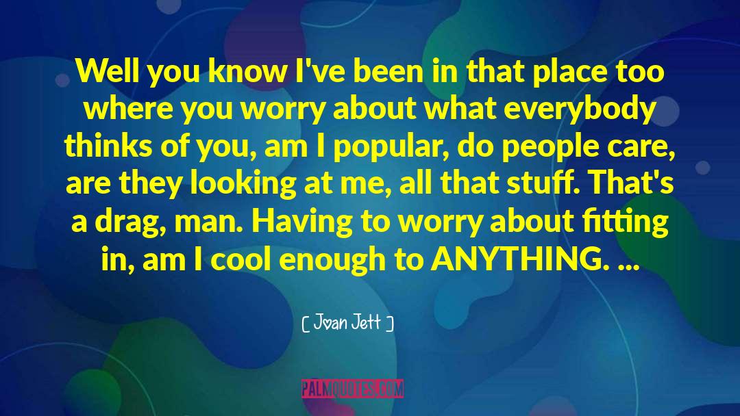 Fitting In quotes by Joan Jett