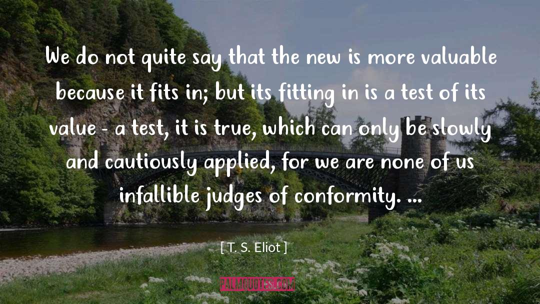 Fitting In quotes by T. S. Eliot