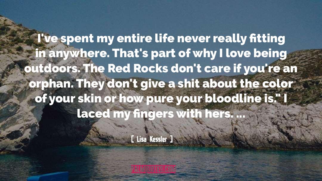 Fitting In quotes by Lisa Kessler