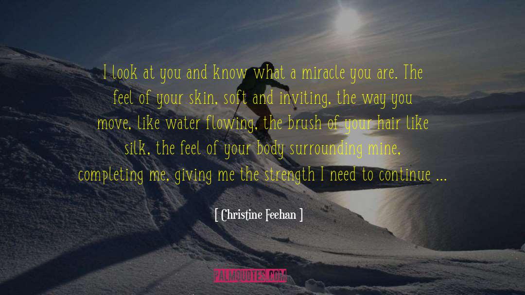 Fitting Into Skin quotes by Christine Feehan