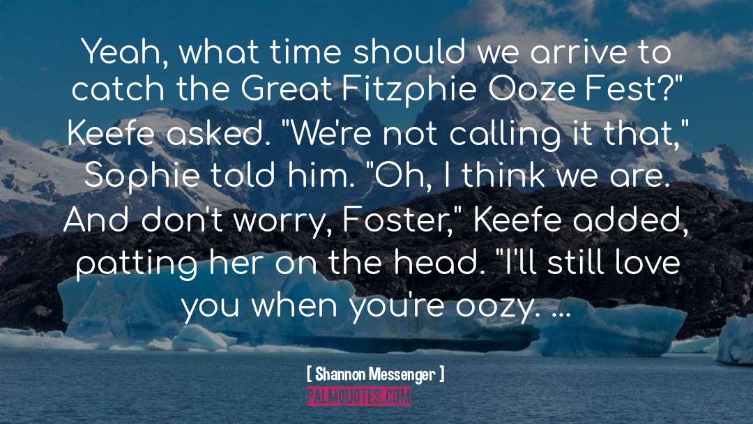 Fitz quotes by Shannon Messenger