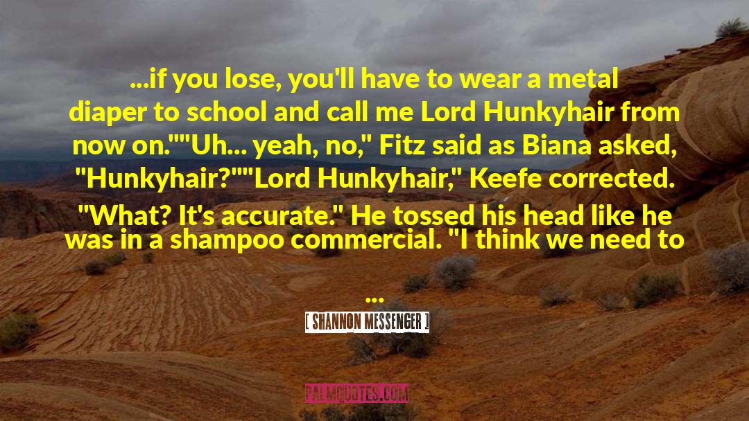 Fitz quotes by Shannon Messenger