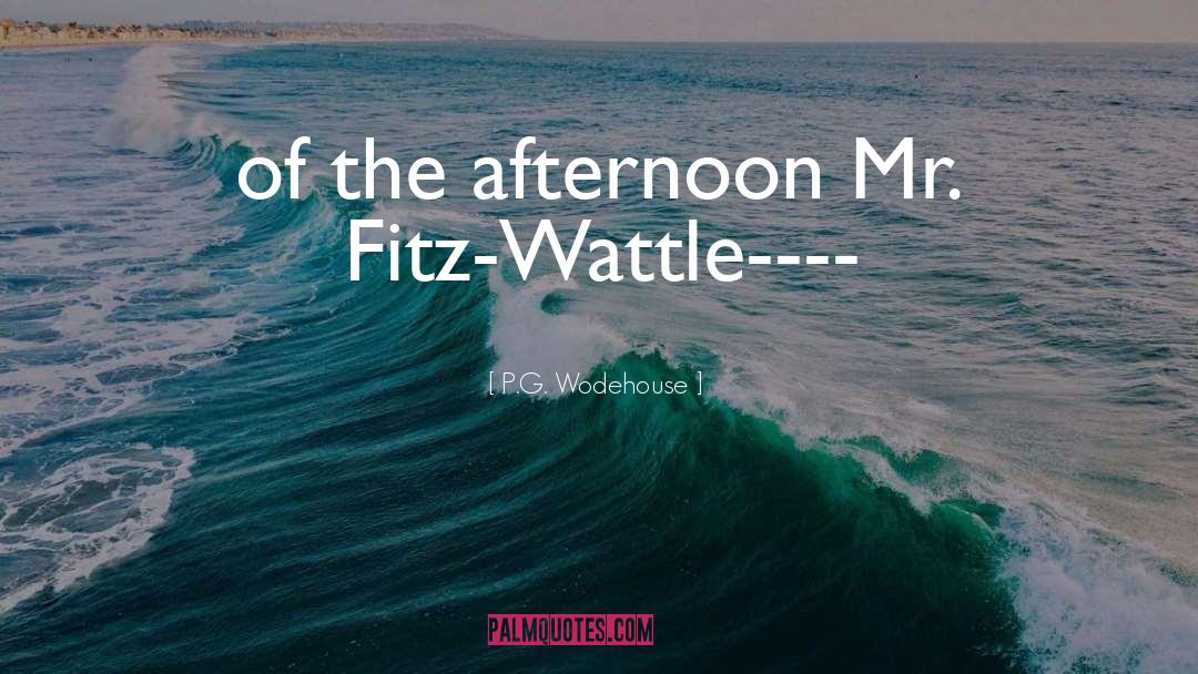 Fitz quotes by P.G. Wodehouse