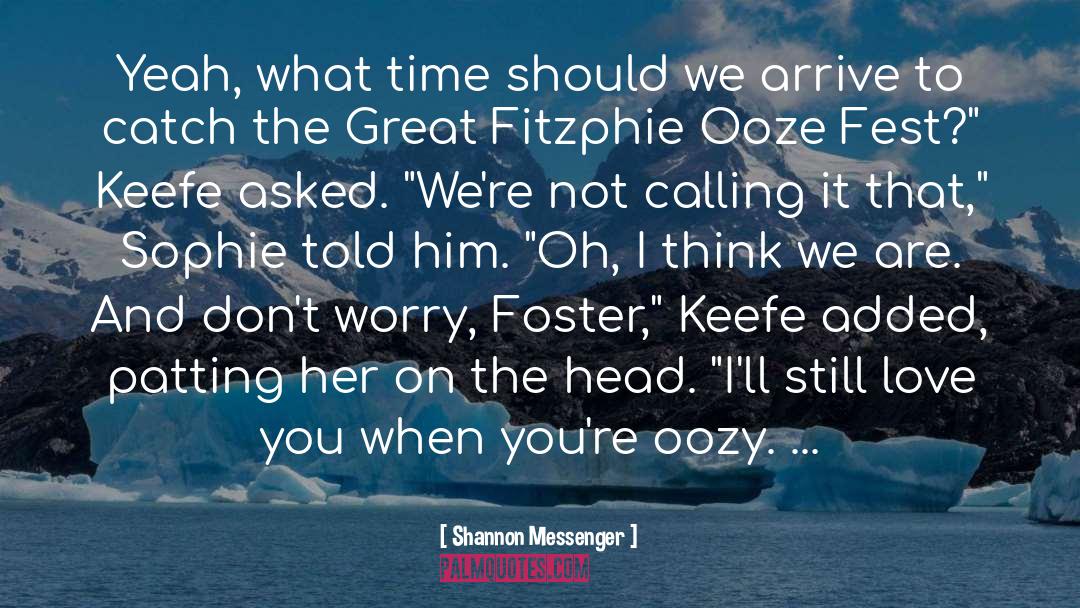 Fitz Vacker quotes by Shannon Messenger